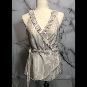 Banana Republic Silk Blend Wrap Tank